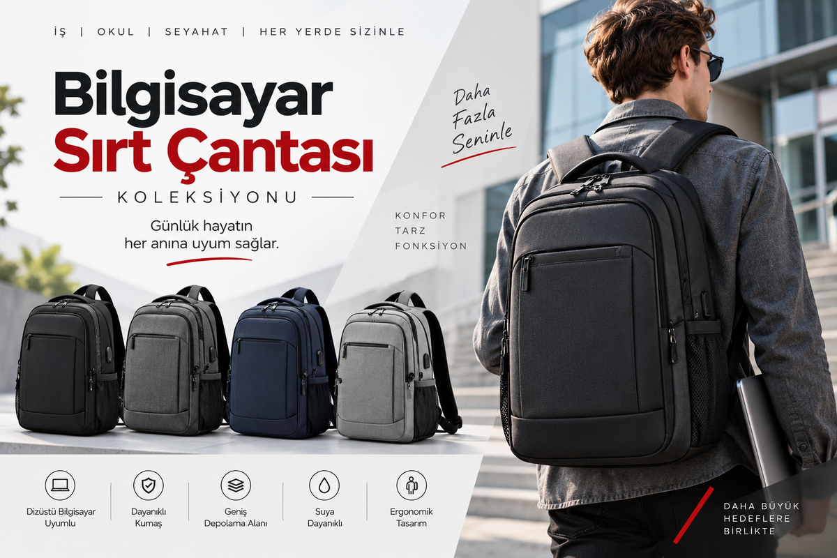 Promosyon Sırt-Bilgisayar Çantaları
