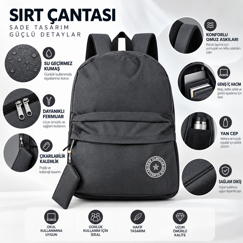 Sırt Bilgisayar Çantası 00025