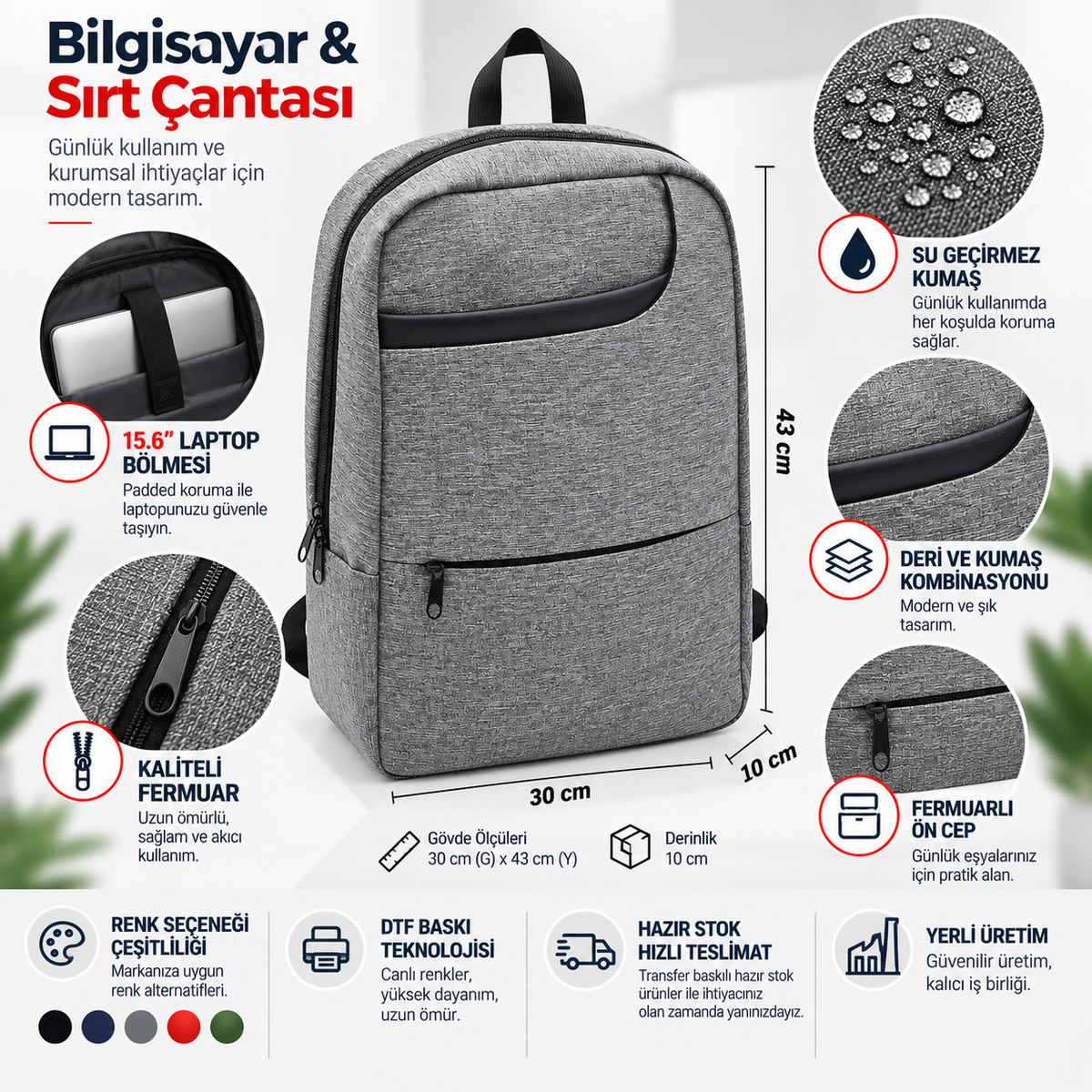 Sırt-Bilgisayar Çantası 0289