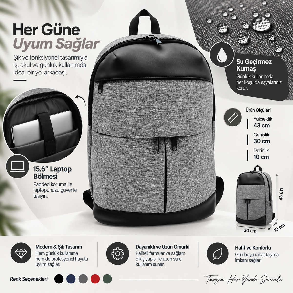 Sırt-Bilgisayar Çantası 0287